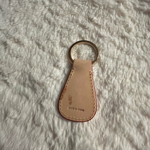 NWOT Dooney & Bourke Tan Leather Key Fob - Picture 2 of 2